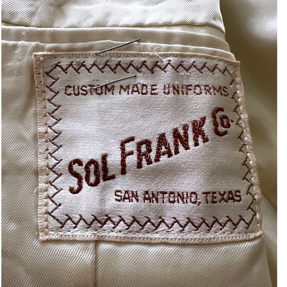 1970 US Air Force Officer Dress White Summer Uniform Coat Jacket Dinner USAF - Picture 10 of 12